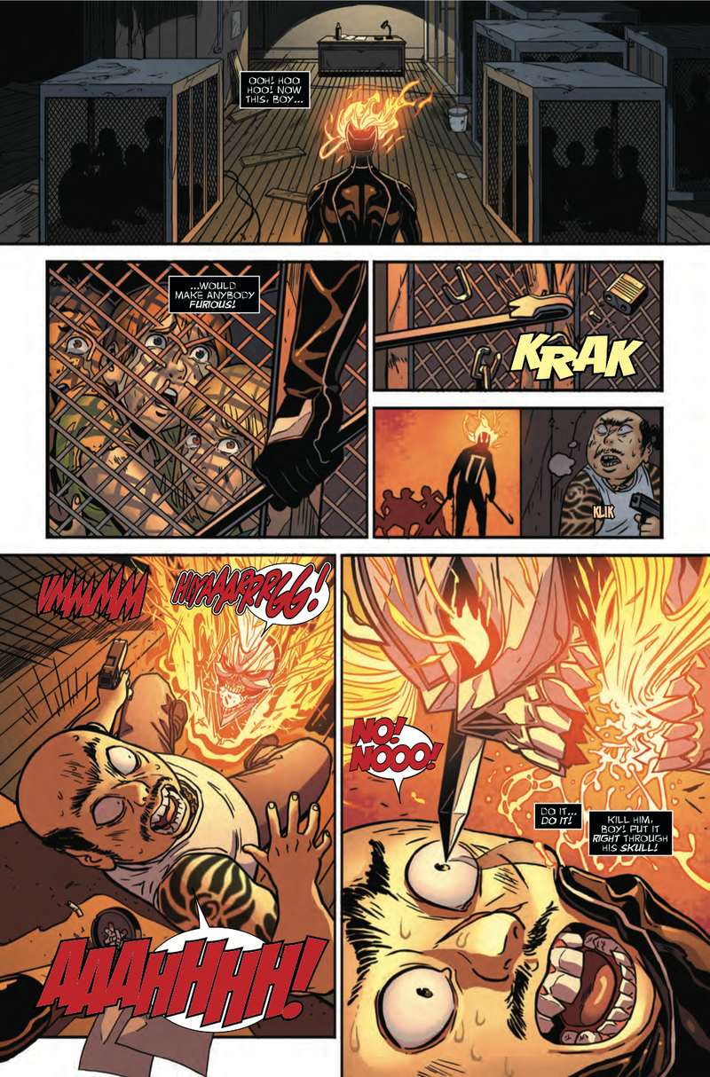 Illustration for article titled Exclusive Marvel preview: All-New Ghost Rider #11 begins a fiery farewell